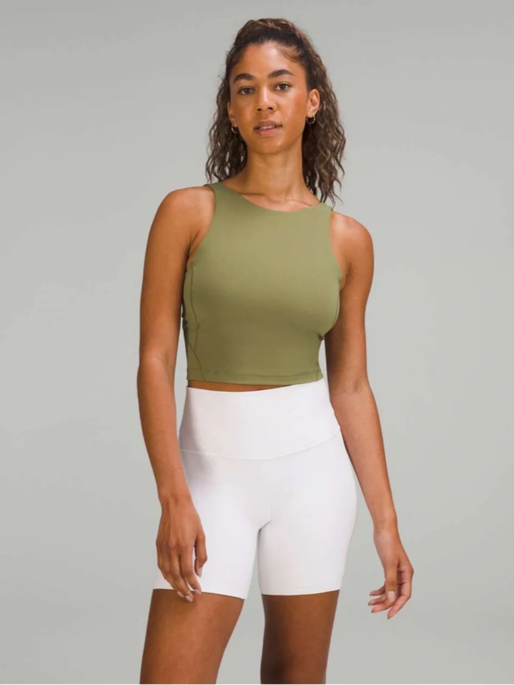 EUC Lululemon Matching Align Bronze Green Set. Size 4